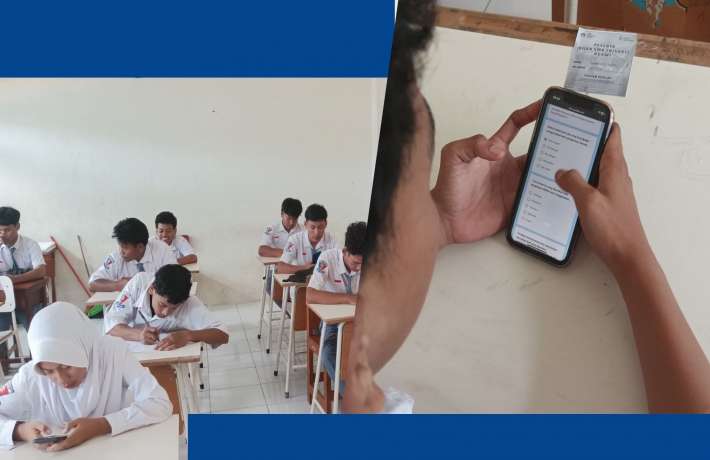 Ujian Akhir Berbasis Digital Siswa SMK Trisakti Siap Hadapi Dunia Kerja